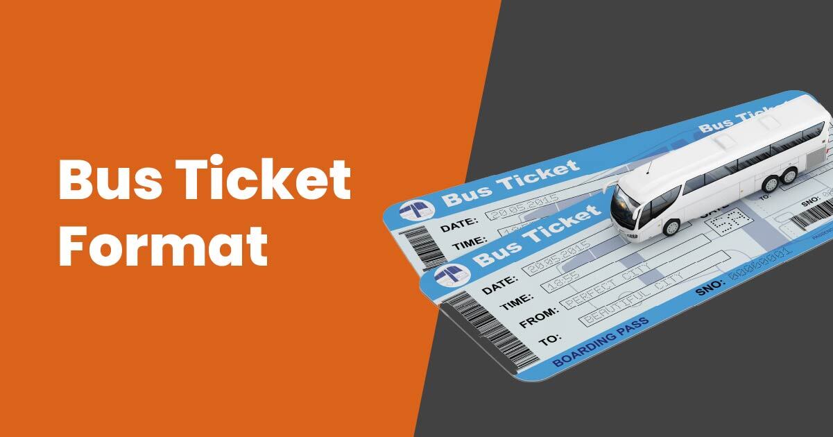 Free Bus Ticket Format In Excel Word PDF MyBillBook