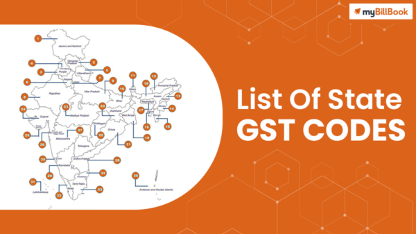 list of state gst codes
