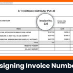 Guide to Assigning Invoice Numbers