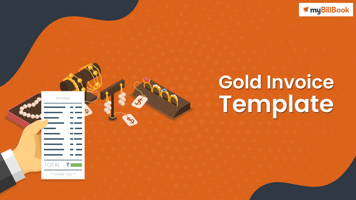 Gold Jewellery Invoice Templates - MyBillBook