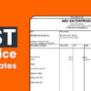 gst invoice templates
