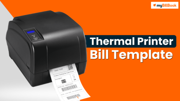 thermal printer bill template