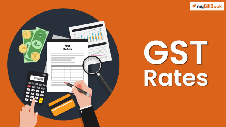 Complete List Of GST Rates - MyBillBook