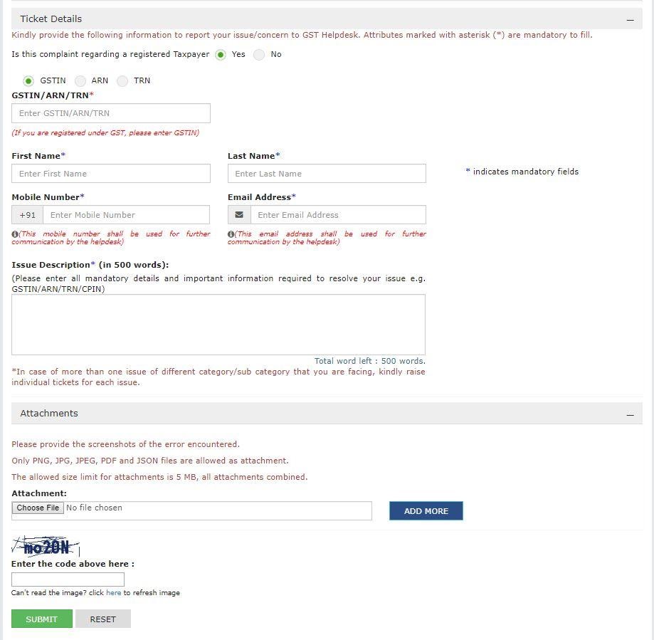 GST Grievance - MyBillBook