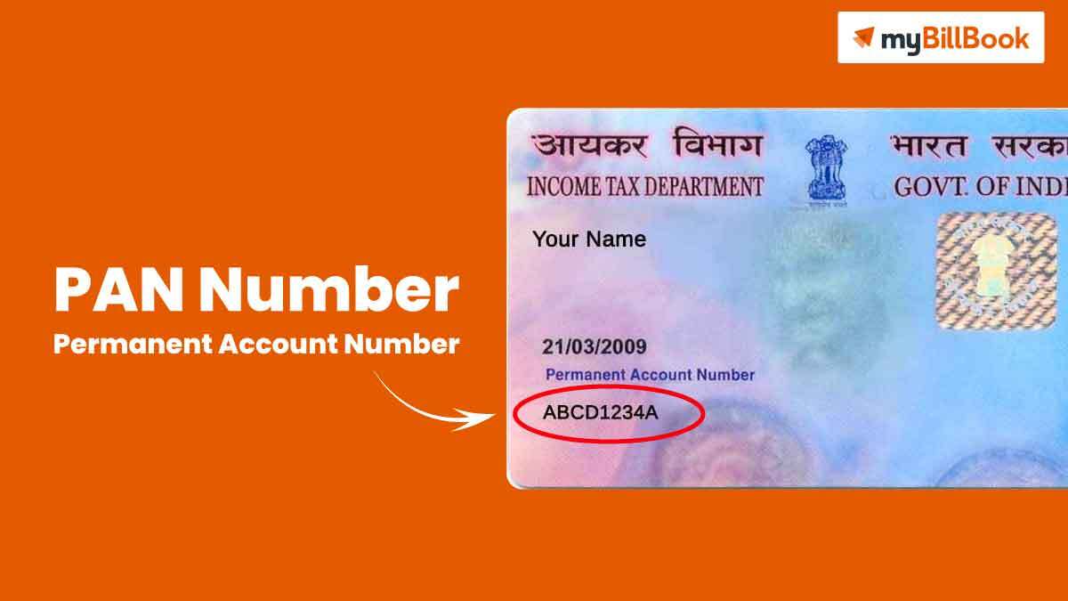 PAN Number – Permanent Account Number