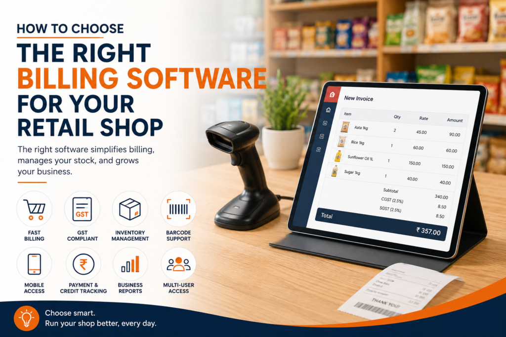 How to Choose the Right Billing Software for Your Retail Shop