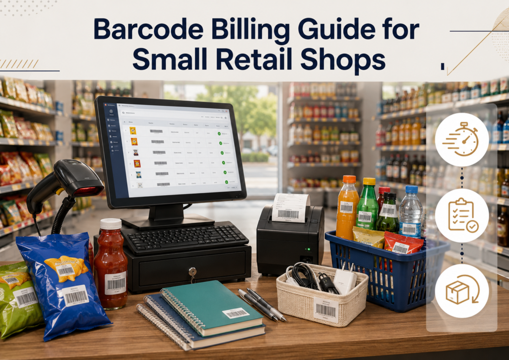 Barcode billing guide for small shops