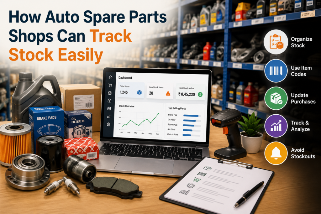 Efficient stock management in auto parts store