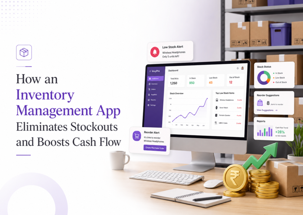 How an Inventory Management App Eliminates Stockouts and Boosts Cash Flow
