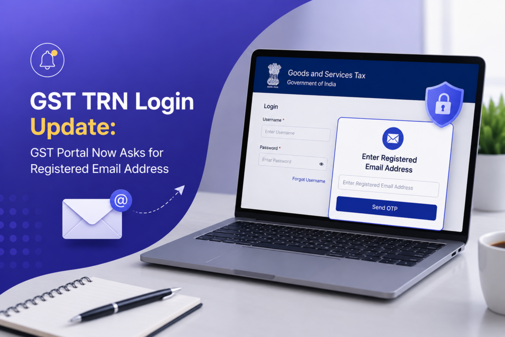 GST TRN Login Update