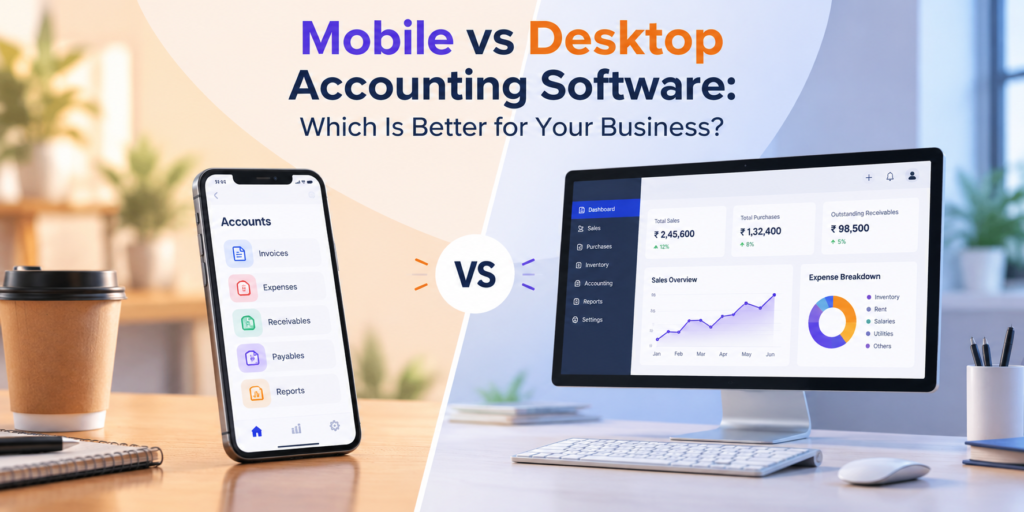Mobile vs Desktop Accounting Software