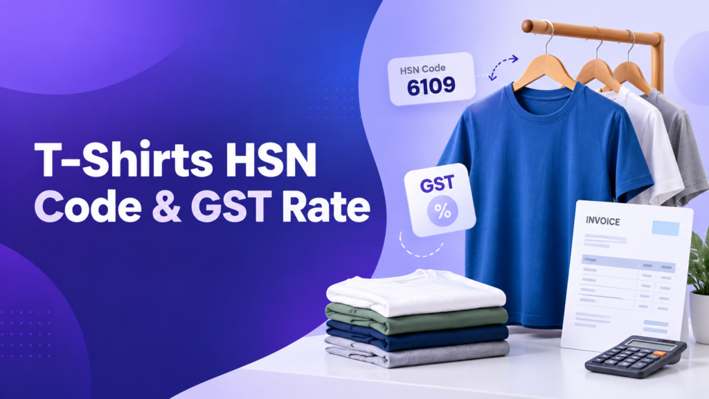 T-Shirts HSN Code & GST Rate
