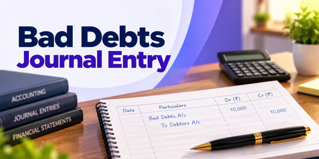 Bad Debts Journal Entry