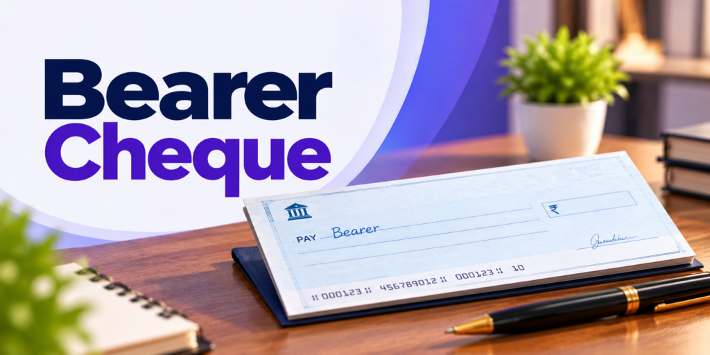 Bearer Cheque