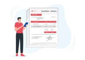 Convert quotation into invoice with online quotation maker