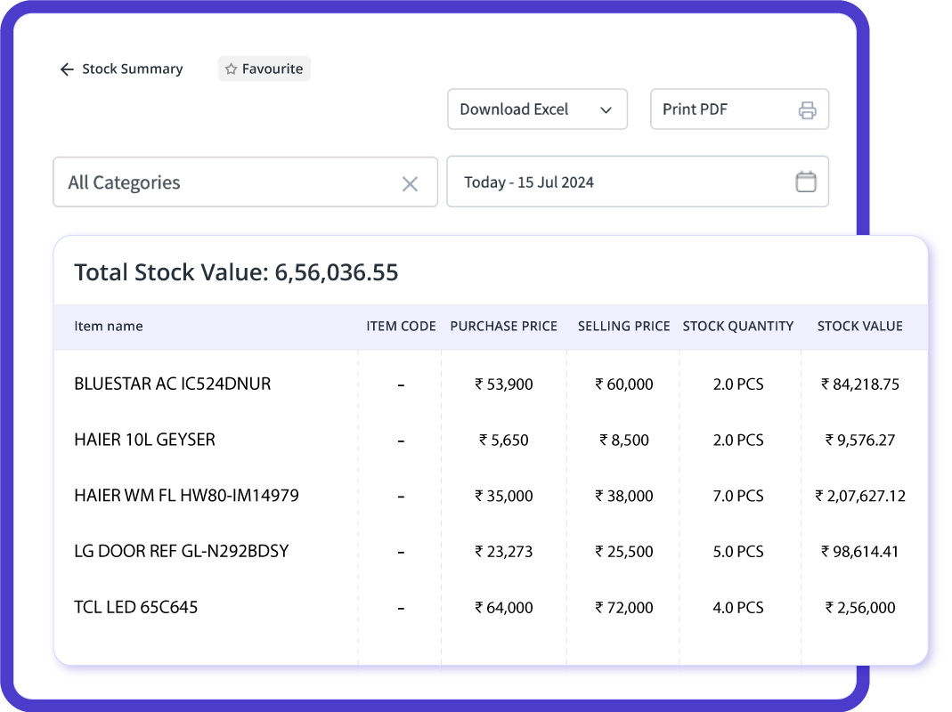 Manage inventory right from your MacBook