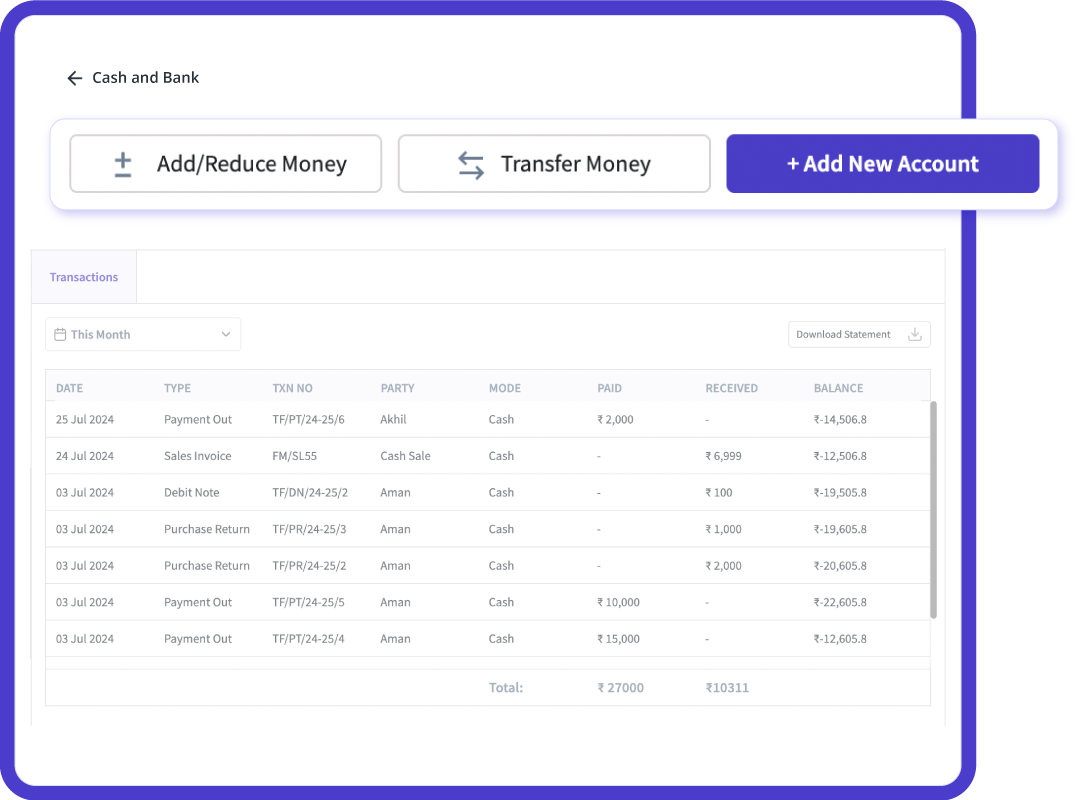 Manage cash flows for your transport company