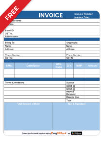 Simple Invoice Format