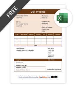 Stylish GST Format in Excel