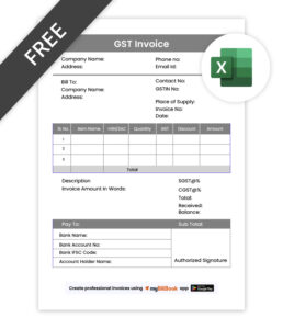 Simple GST Format in Excel