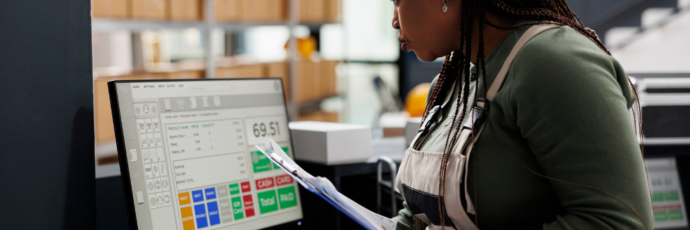 Manager generating invoices