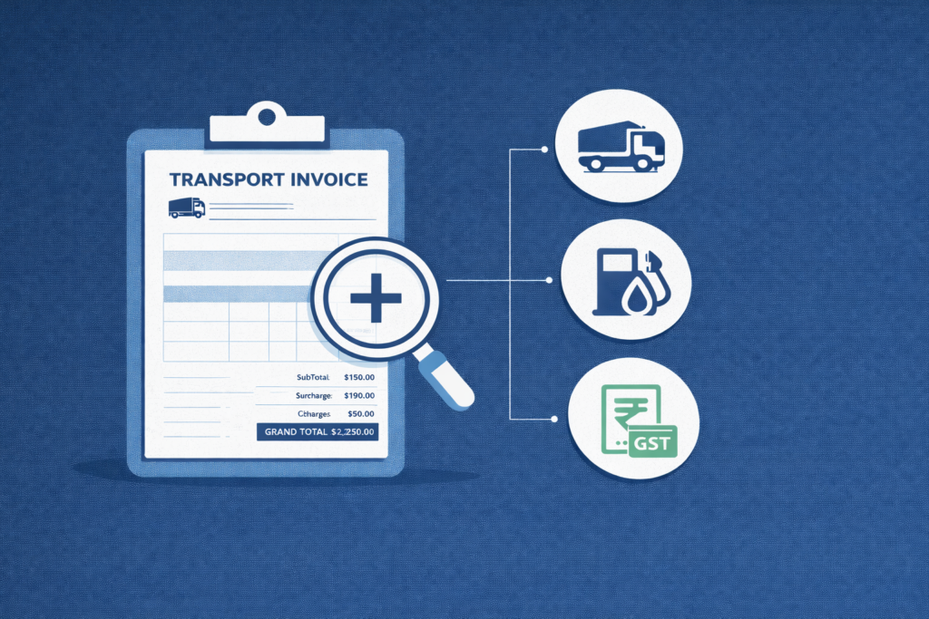 what is the purpose of transport Invoice format
