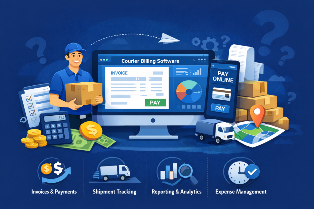 sample of courier billing software