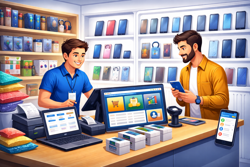 What is Mobile Shop Billing Software