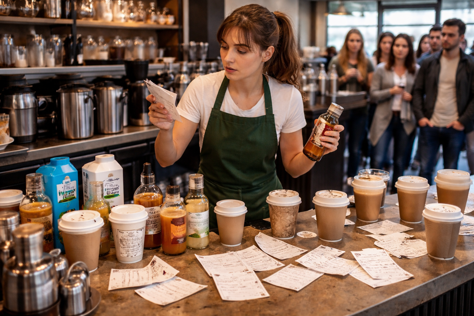 Difficulty Managing Complex Drink Variations