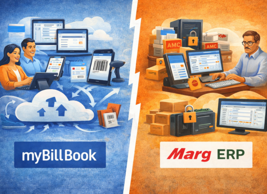 myBillBook vs Marg ERP