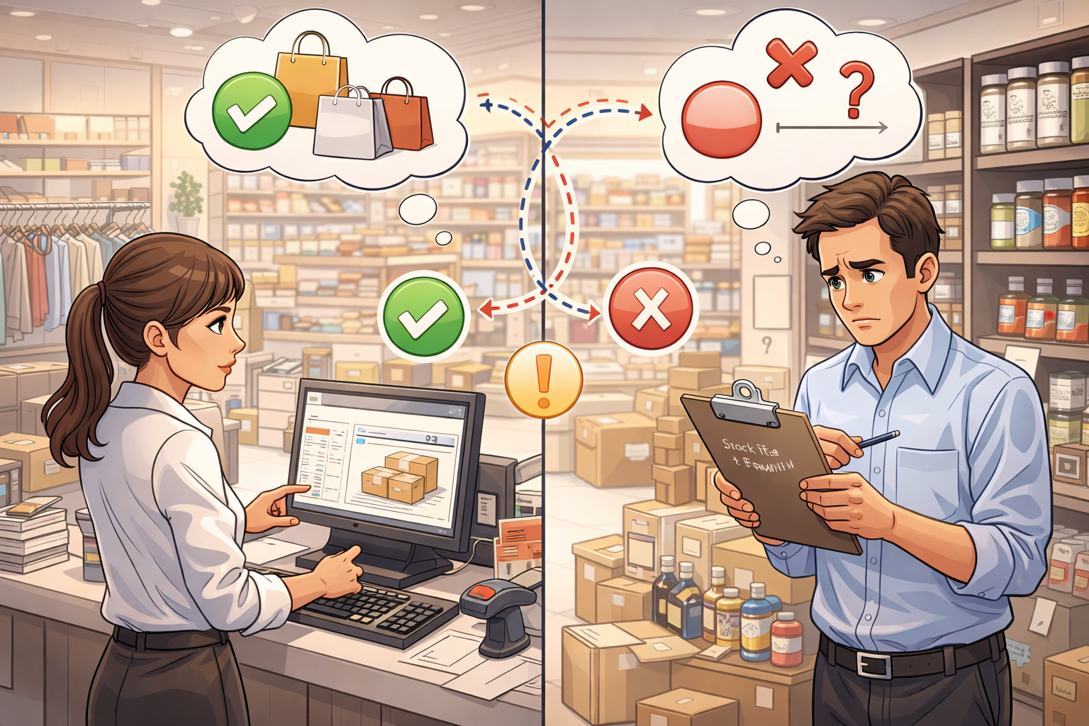 No Coordination Between Billing and Inventory