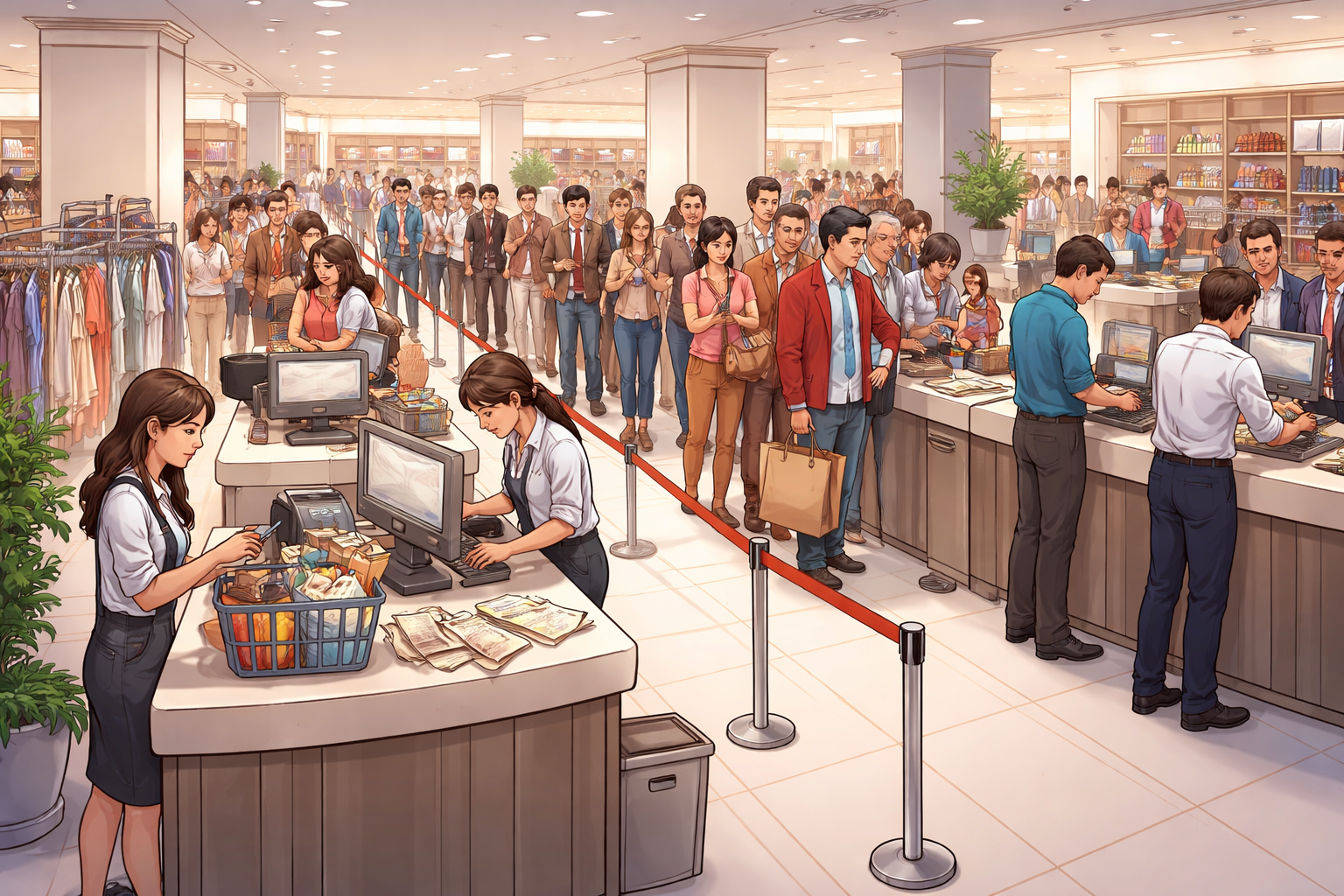 Slow Billing Across Multiple Counters