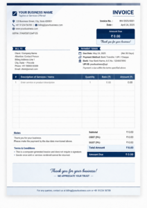 Invoice Format