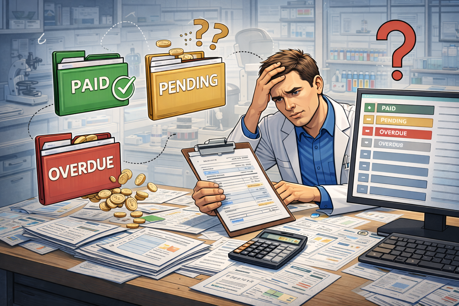 Difficulty in tracking payments
