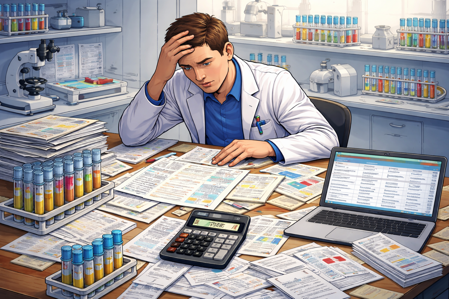 Complex test-based billing