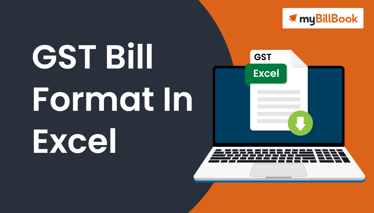 GST Invoice Bill Format In Excel Download Free GST Bill Template 