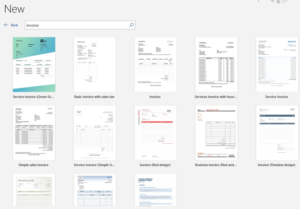 Invoice Format In Word - Free Download - Bill Book format in Word