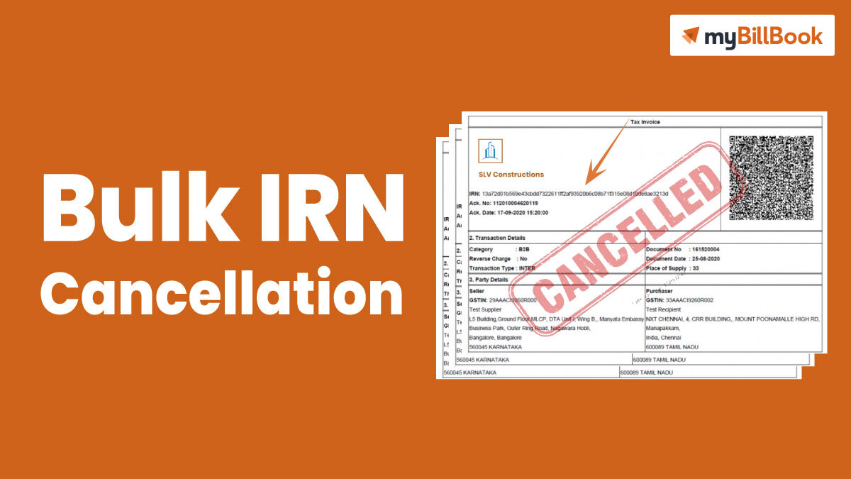 IRN Cancellation in Bulk | Bulk IRN Cancellation