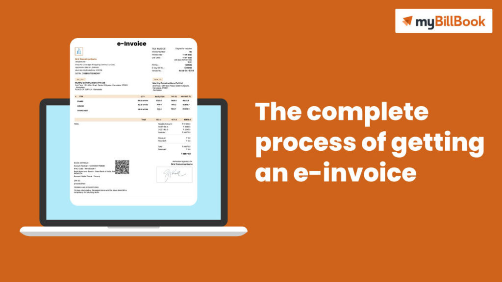 How To Generate E Invoice In GST Portal