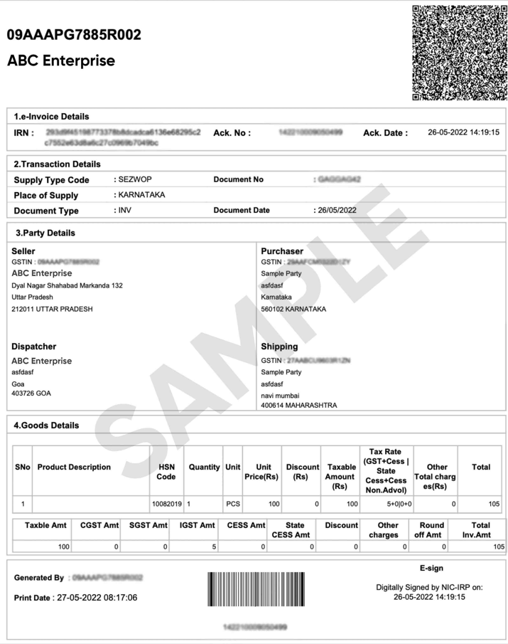 E Invoice Limit 2024-25 - Loise Emelyne