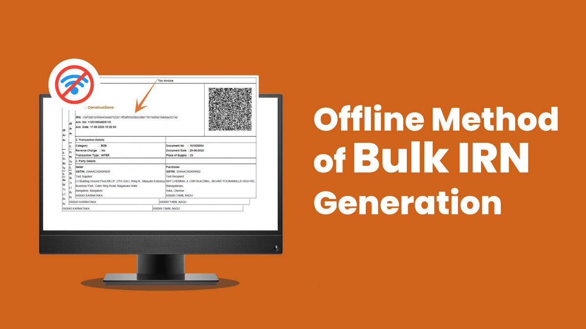 Offline Method of Bulk IRN Generation