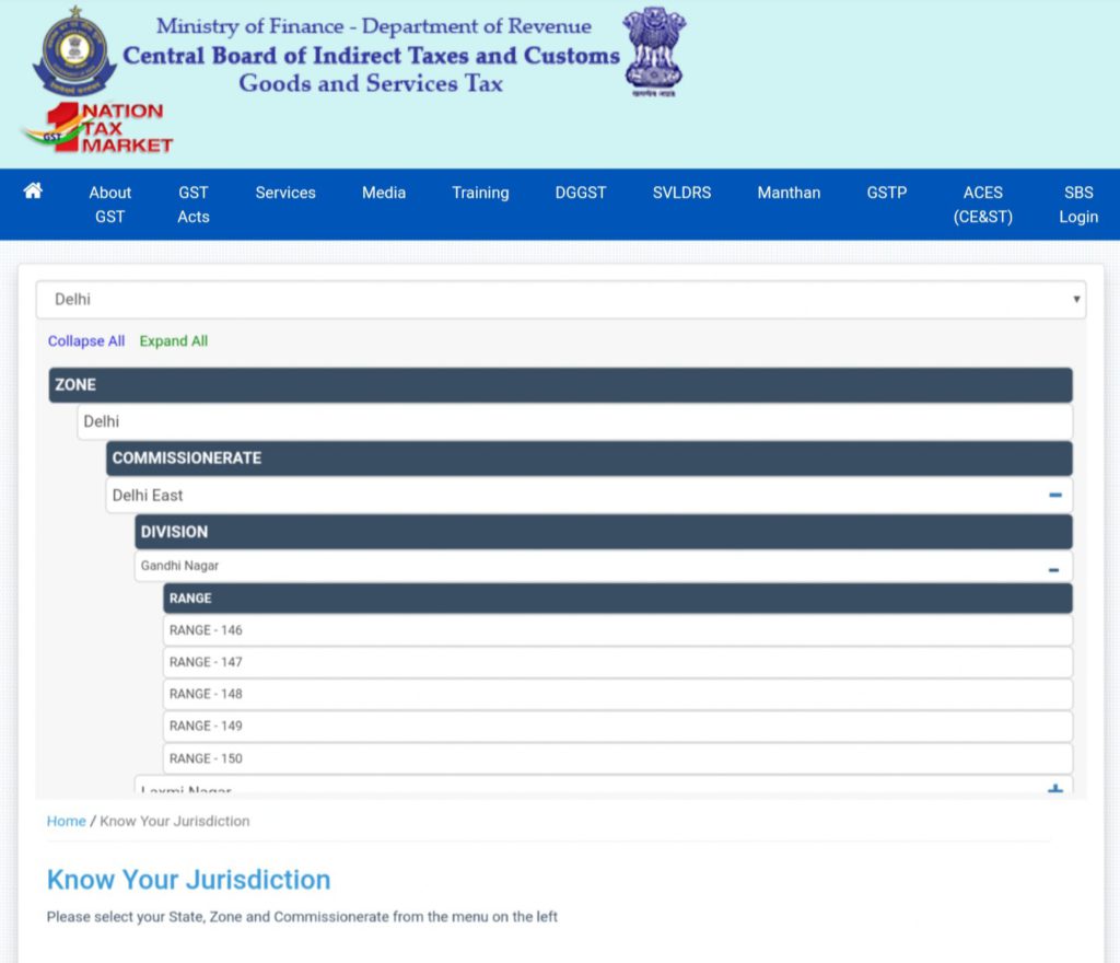 GST State Codes State Code List Under GST & Jurisdiction