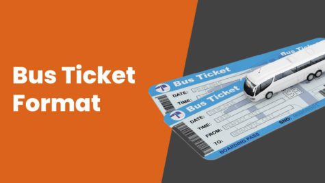bus ticket format