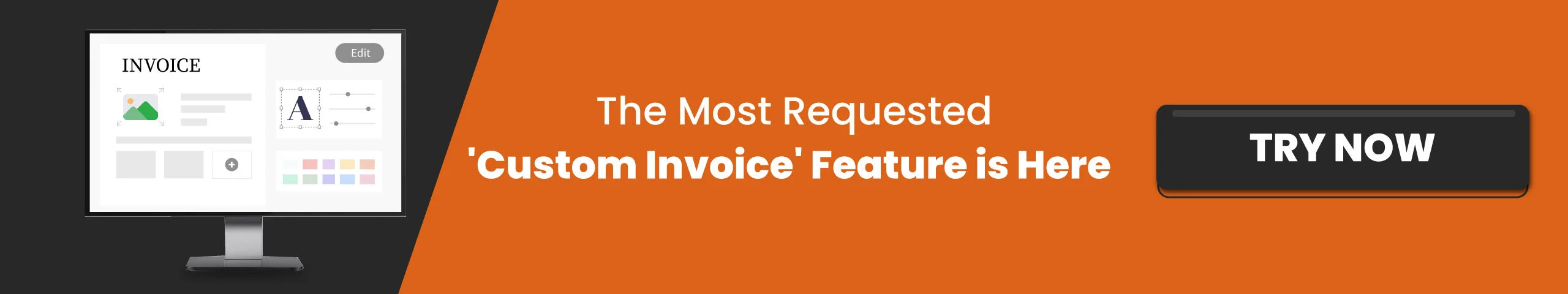 custom invoice banner