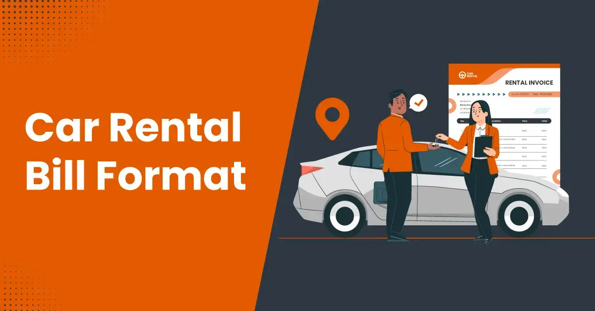 Car Rental Bill Format Free Format for Car Rental Bill