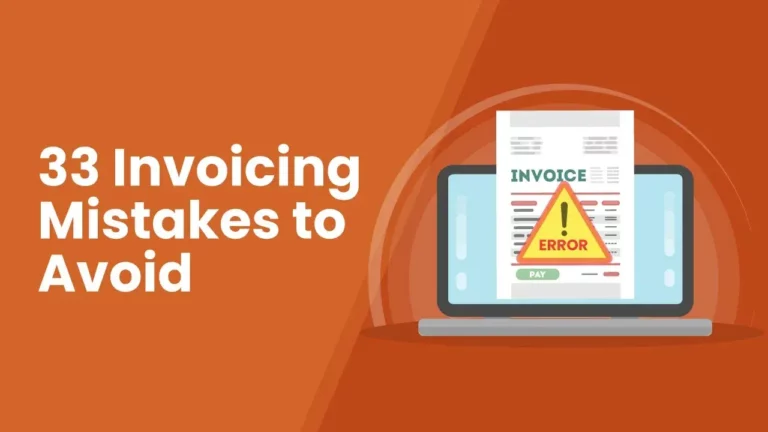 invoicing mistakes