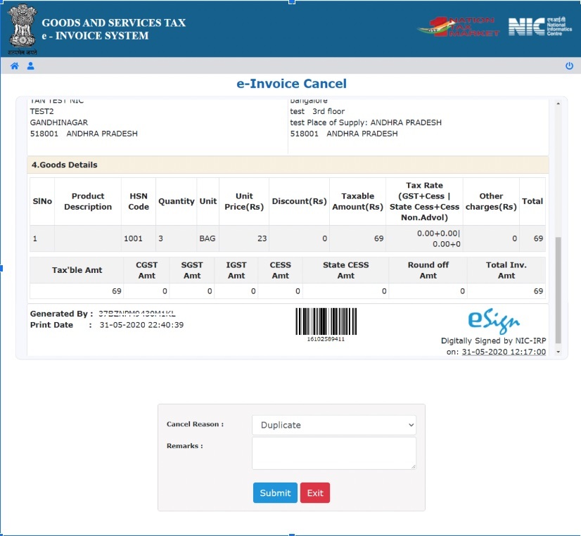 how-to-cancel-e-invoice-in-gst-portal