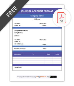 journal account format in pdf