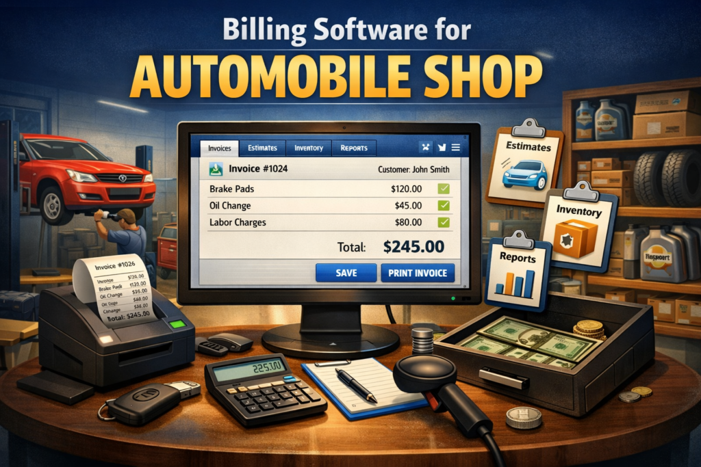 Billing Software for Automobile shop