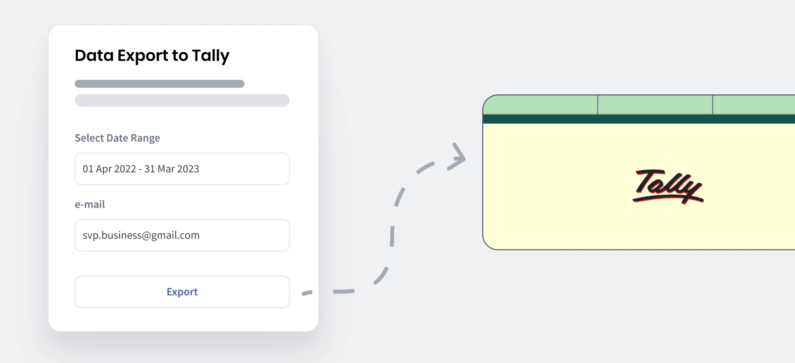 Easily Export Billing Data to Tally